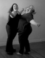 Belly Bump with one of my heroes - Marilyn Wann