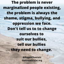 don't solve fatphboia through dieting