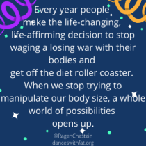 New Year Stop Manipulating Body Size