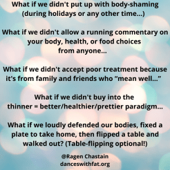 What if we didn't put up with body-shaming