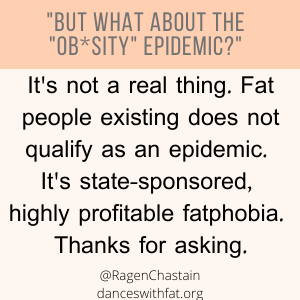 What ABout the _obesity_ epidemic